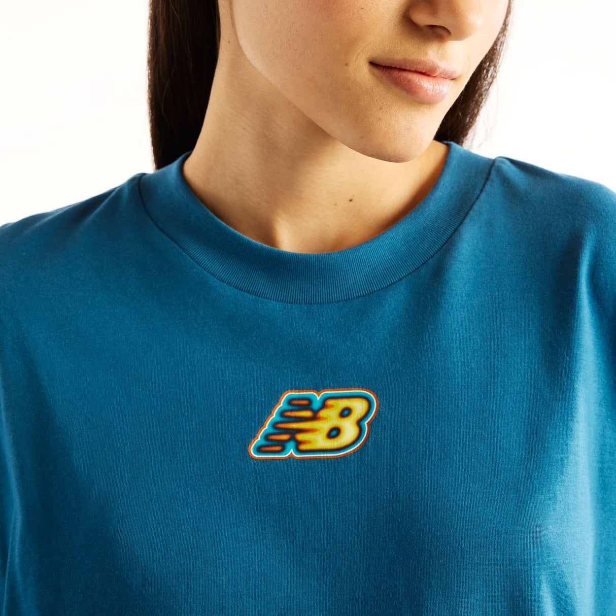New Balance Women's Sticker Pack Oversized T-Shirt-4