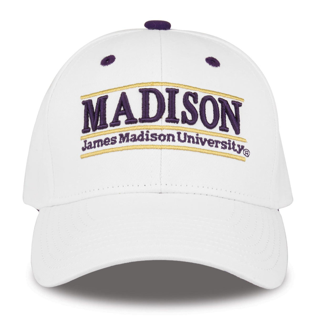 The Game Headwear James Madison Snapback Hat 'MADISON' Bar Design Hat
