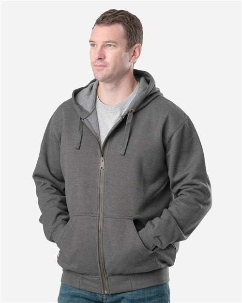 Berne Apparel Men's Heritage Full-Zip Hooded Sweatshirt-2