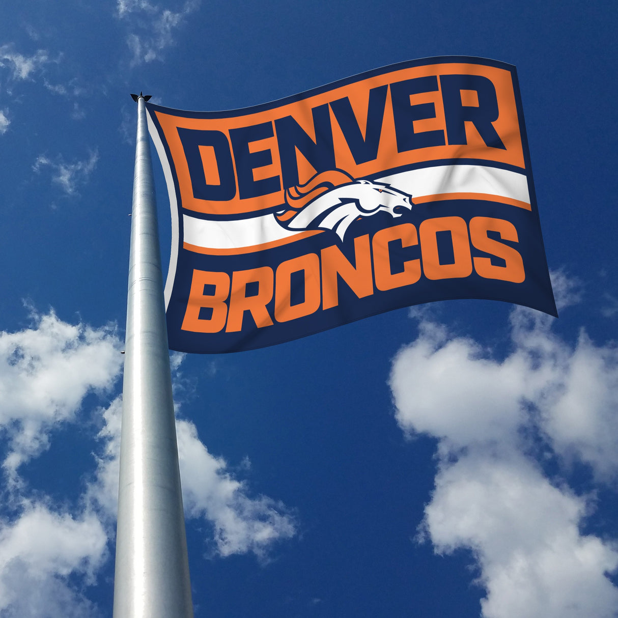 Rico Industries NFL Denver Broncos Bold 3' x 5' Banner Flag-2