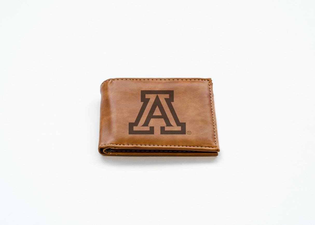 Rico Industries NCAA Arizona Wildcats Laser Engraved Billfold Wallet-2