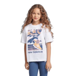 New Balance Youth Girl's Greatest Hits Graphic T-Shirt Youth Apparel Shirts & Tops