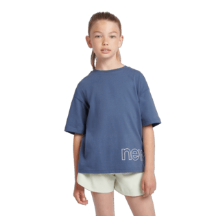 New Balance Youth Girl's Athletics Jersey Logo T-Shirt Youth Apparel Shirts & Tops