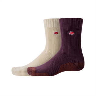 New Balance Low Gauge Crew Socks 2 Pack Unisex Accessories Socks