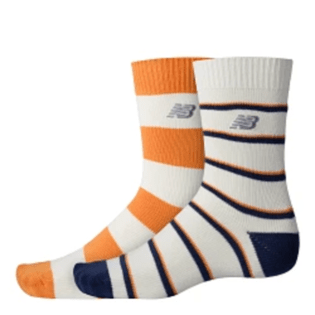New Balance Retro Stripe Crew Socks 2 Pack Unisex Accessories Socks