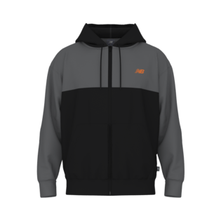 New Balance Men's Reimagined Fleece Graphic Full Zip Mens Apparel Jackets & Vests