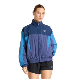 New Balance Women's Color Blocked Woven Jacket Womens Apparel Jackets & Vests