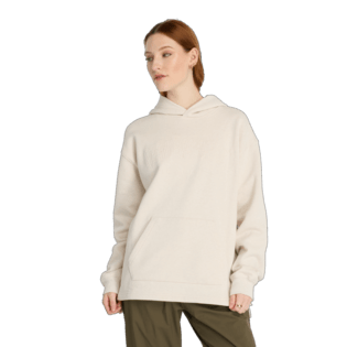 New Balance Women's Embossed Graphic Fleece Hoodie Womens Apparel Sweatshirts & Fleece