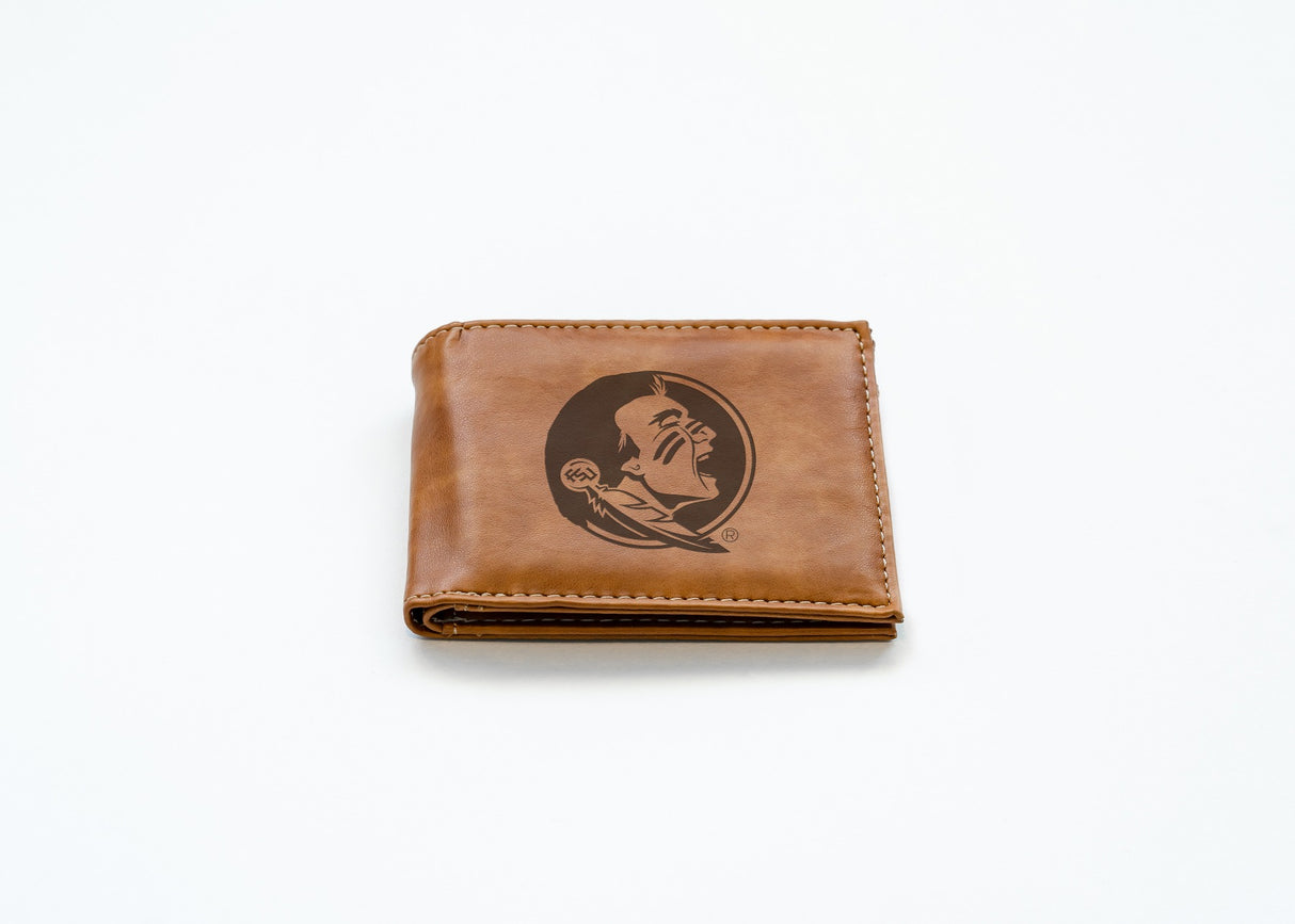 Rico Industries NCAA Florida State Seminoles Laser Engraved Billfold Wallet-2