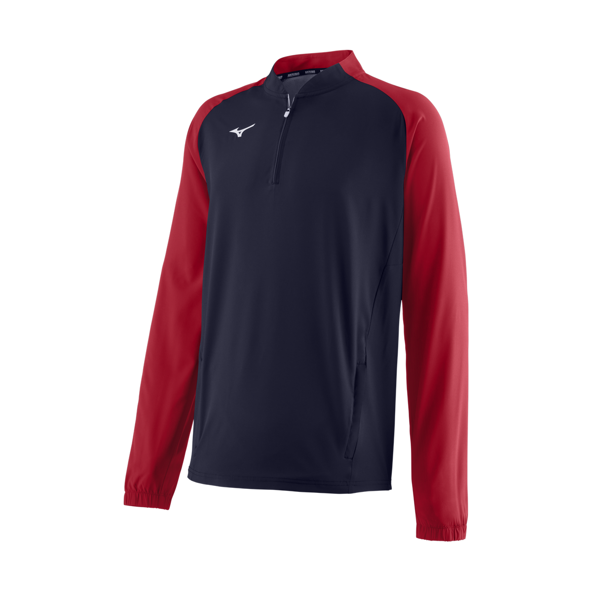 Mizuno Youth Long Sleeve Baseball Hitting Jacket-1