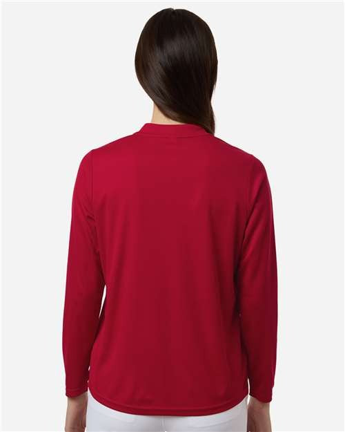 CORE365 Women's Nova Performance Long Sleeve Pique Polo-5