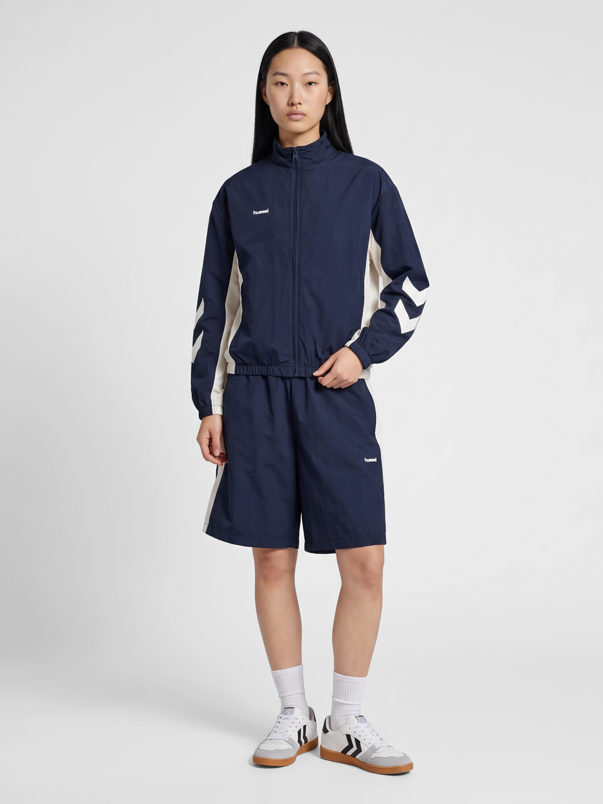 hummel Unisex I-D Ripstop Track Shorts-5