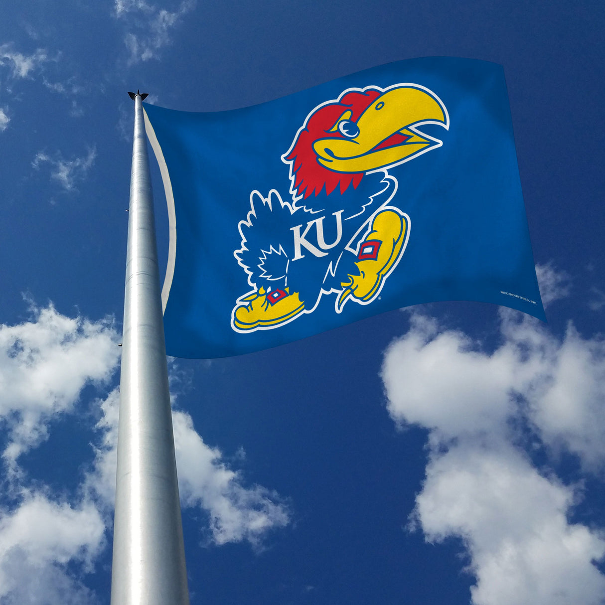 Rico Industries NCAA Kansas Jayhawks Standard 3' x 5' Banner Flag-2