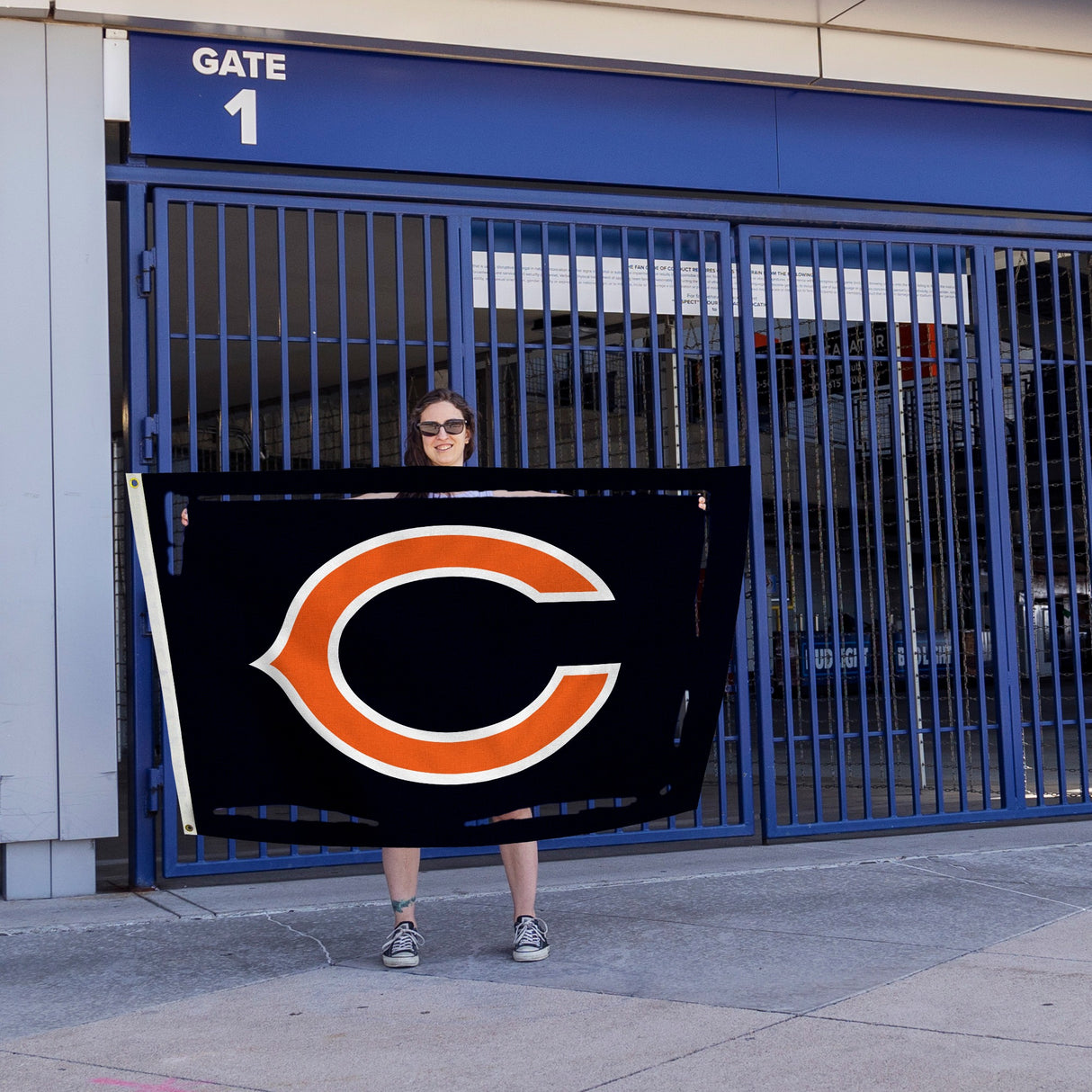 Rico Industries NFL Chicago Bears Standard 3' x 5' Banner Flag-4