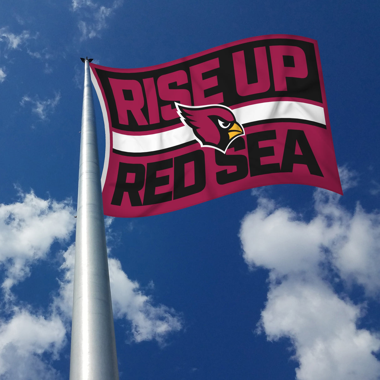 Rico Industries NFL Arizona Cardinals Bold 3' x 5' Banner Flag-2
