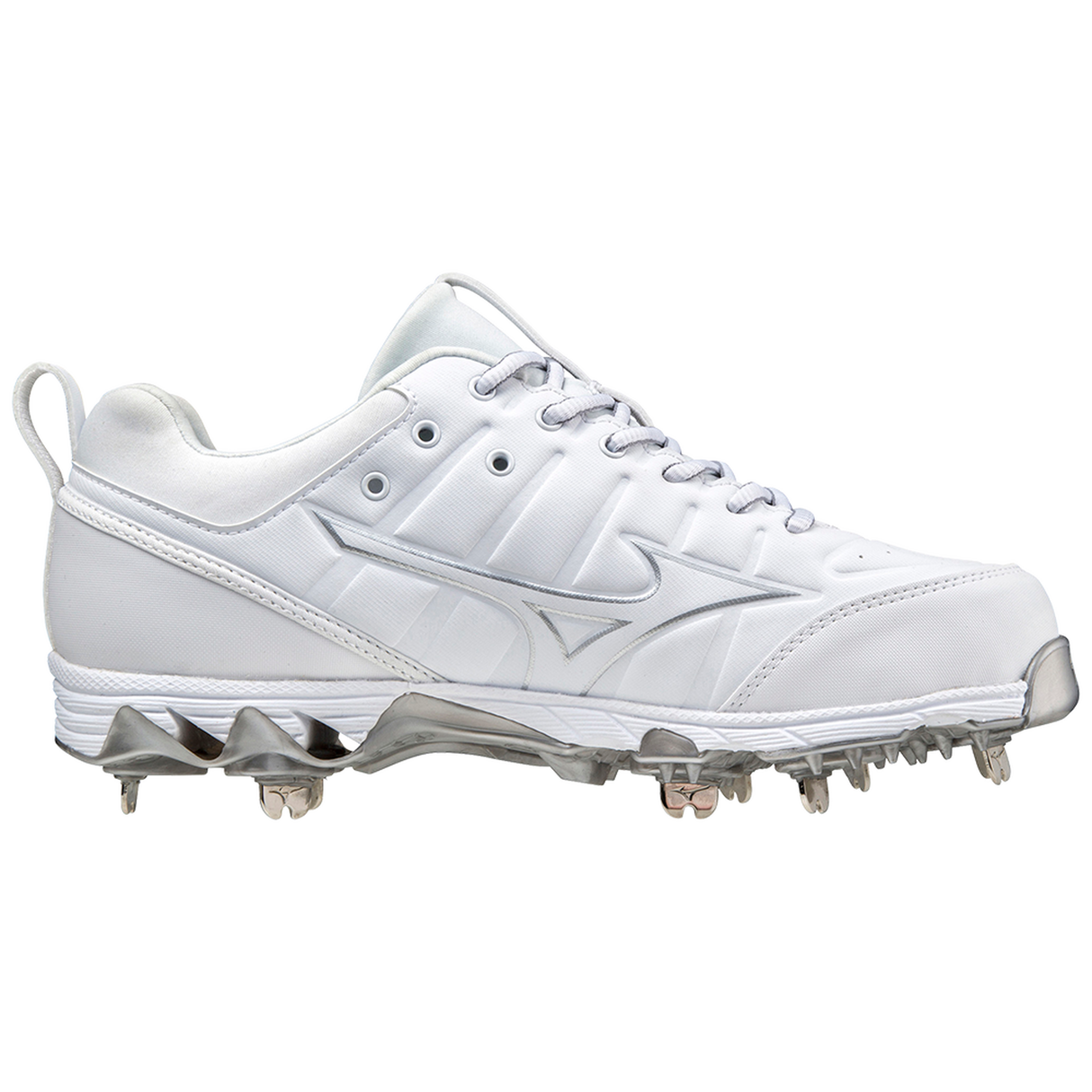 Mizuno Women's 9-Spike Swift 7 Low Metal Softball Cleats-3
