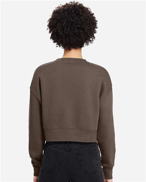 Lane Seven Women's Relaxed Cropped Crewneck Sweatshirt-5