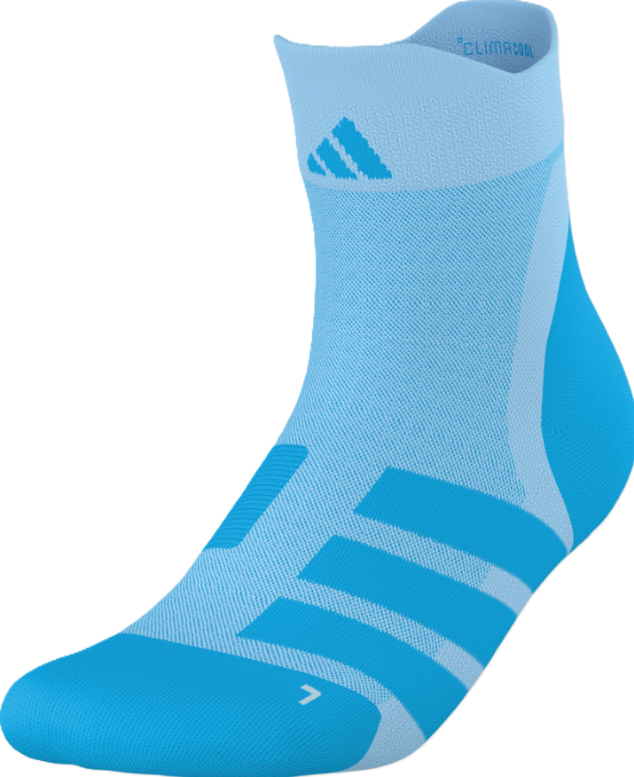 adidas Unisex Adizero Running Single Quarter Sock Unisex Accessories Socks