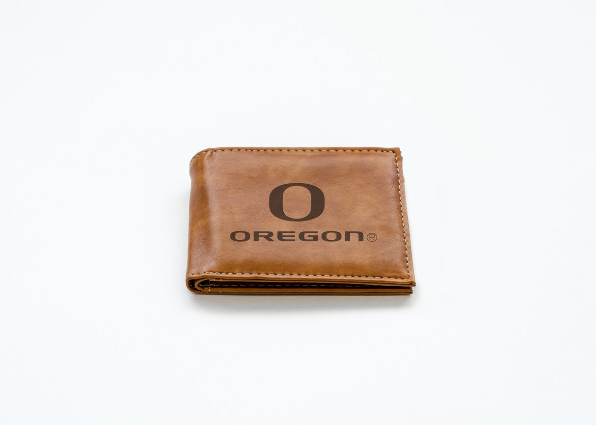 Rico Industries NCAA Oregon Ducks Laser Engraved Billfold Wallet-2