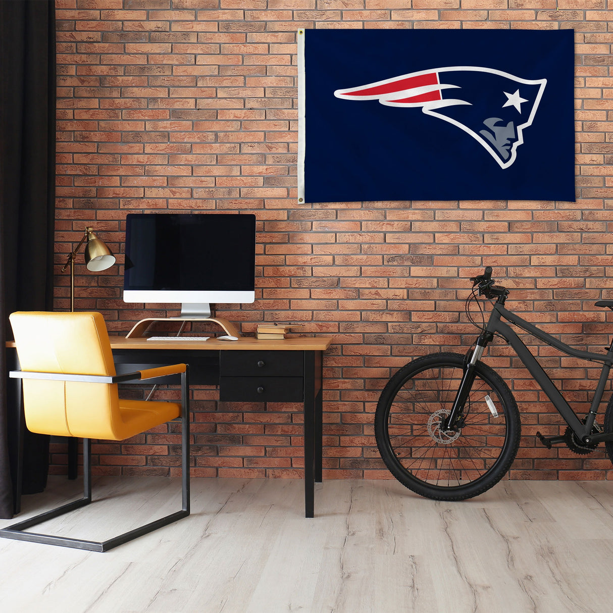 Rico Industries NFL New England Patriots Standard 3' x 5' Banner Flag-1