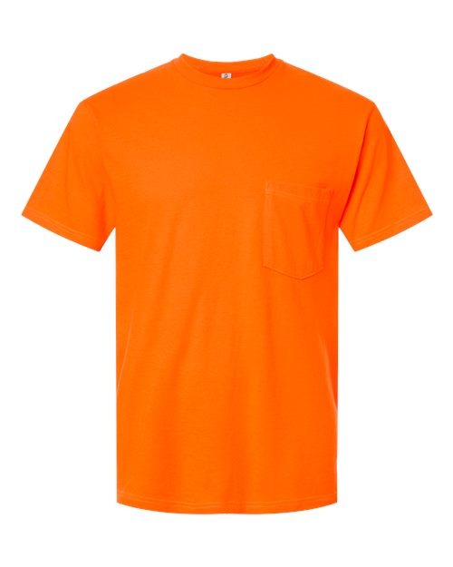 Tultex Men's Heavyweight Jersey Pocket T-Shirt-1