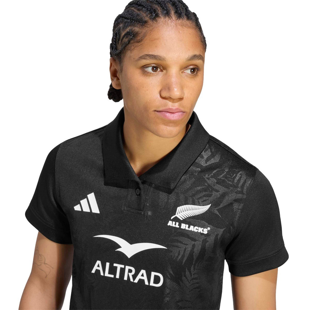 adidas Women's All Blacks Home Replica Jersey-4