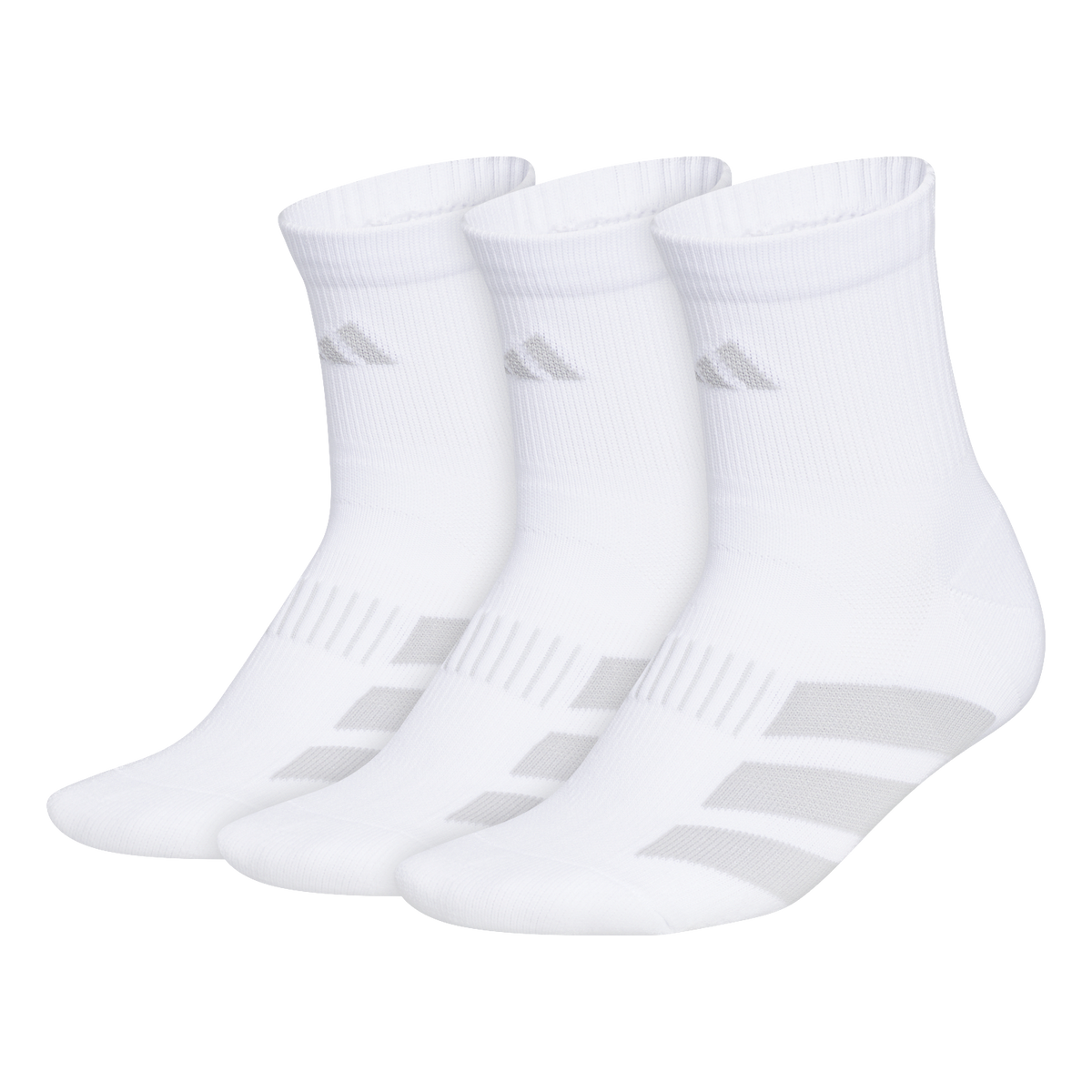 adidas Women's EVO 3-Pack High Quarter Sock-1