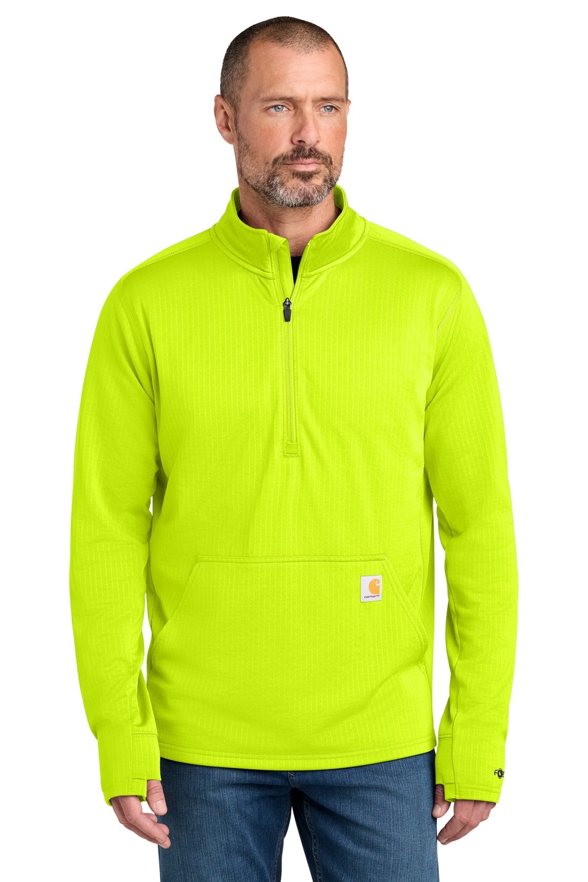 Carhartt Men's Force 1/2-Zip Grid Fleece CT107814