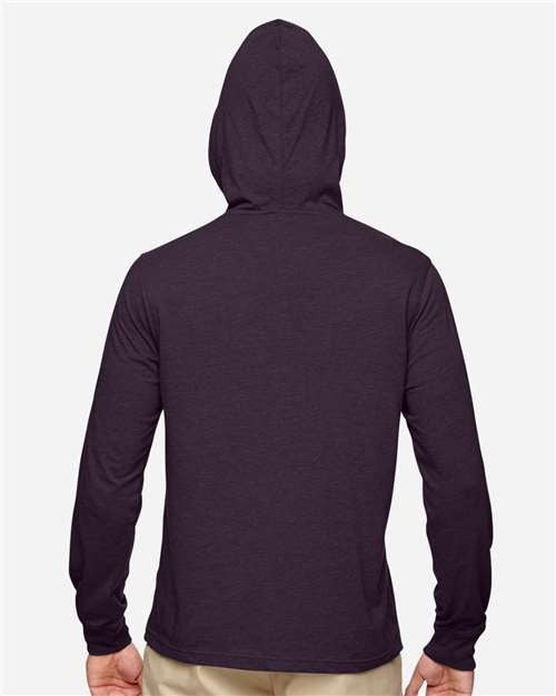 econscious Men's Eco Jersey Pullover Hooded Long Sleeve T-Shirt-3