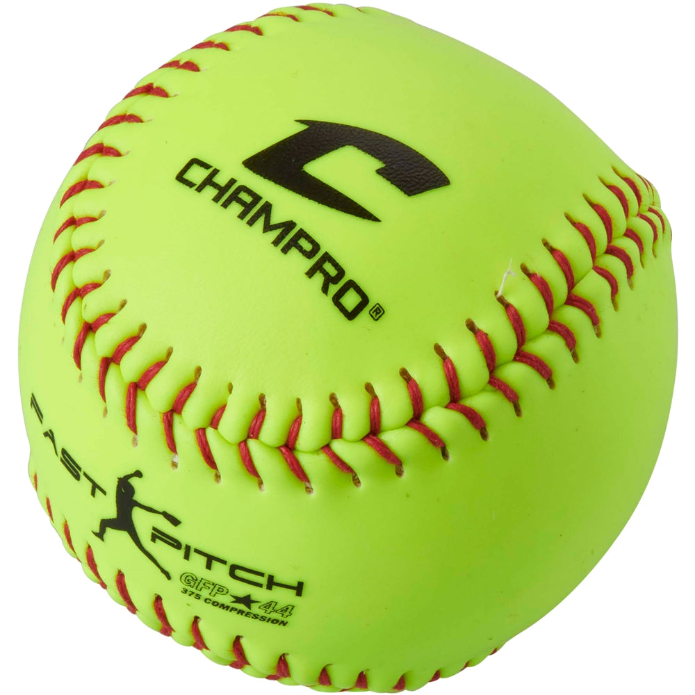 Champro 12" Fastpitch Softball - Durahide Cover .44 Cor - Dozen Softball Softballs All