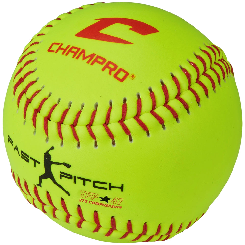Champro 11” Fastpitch Leather Softball - Dozen Softball Softballs All