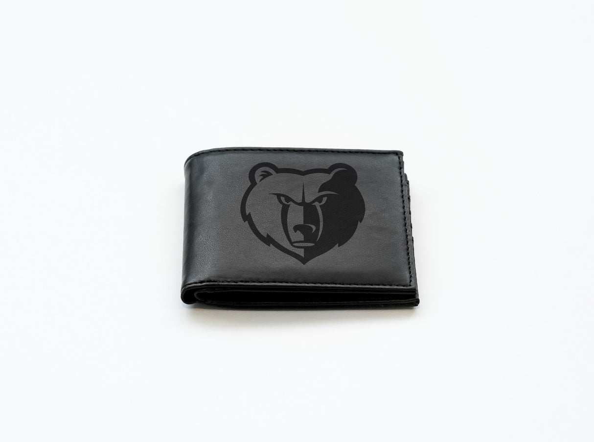 Rico Industries NBA Memphis Grizzlies Laser Engraved Billfold Wallet-2