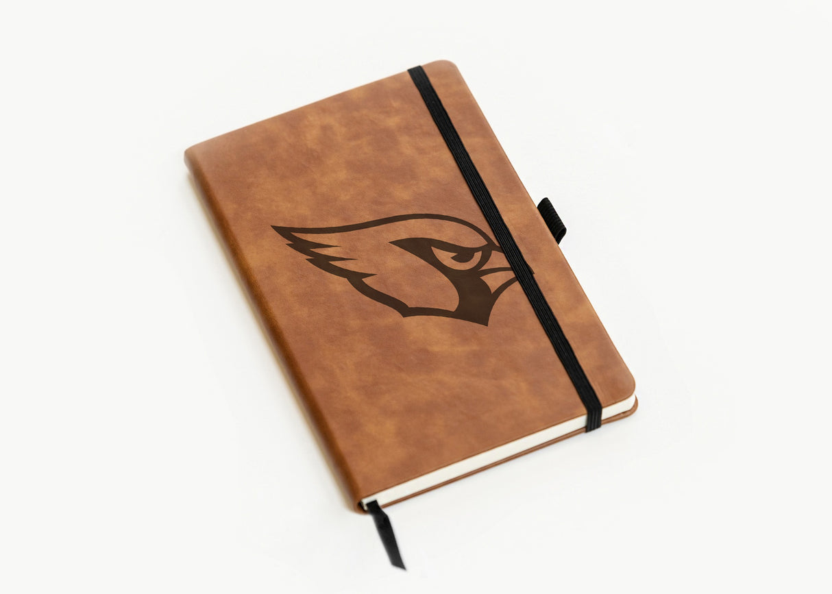 Rico Industries NFL Arizona Cardinals Brown - Primary Laser Engraved Small Notepad-2