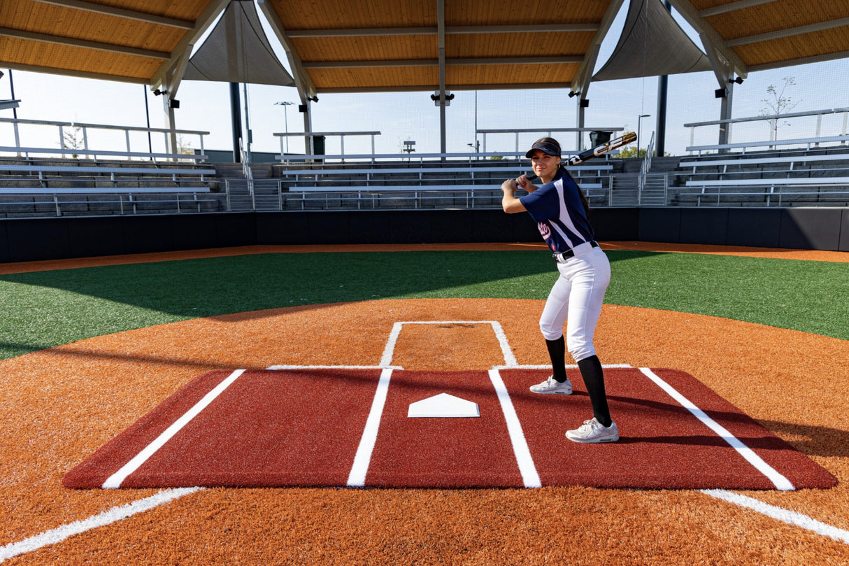 Portolite Baseball Full Batter's Mat-1
