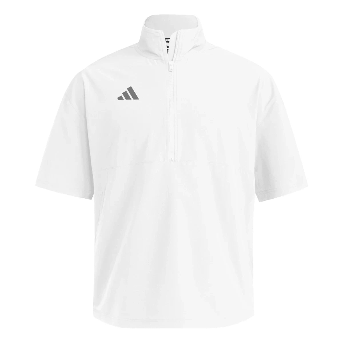 adidas Men's Short Sleeve Quarter Zip Woven Jacket-1