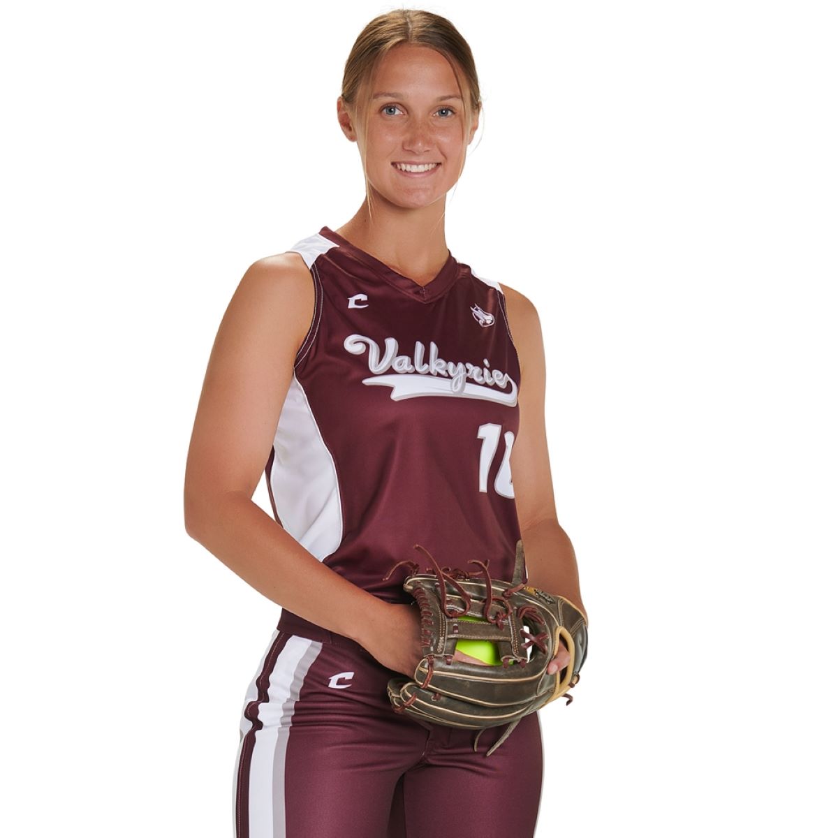 Custom V Neck Loose Racerback Jersey Team Softball Jerseys