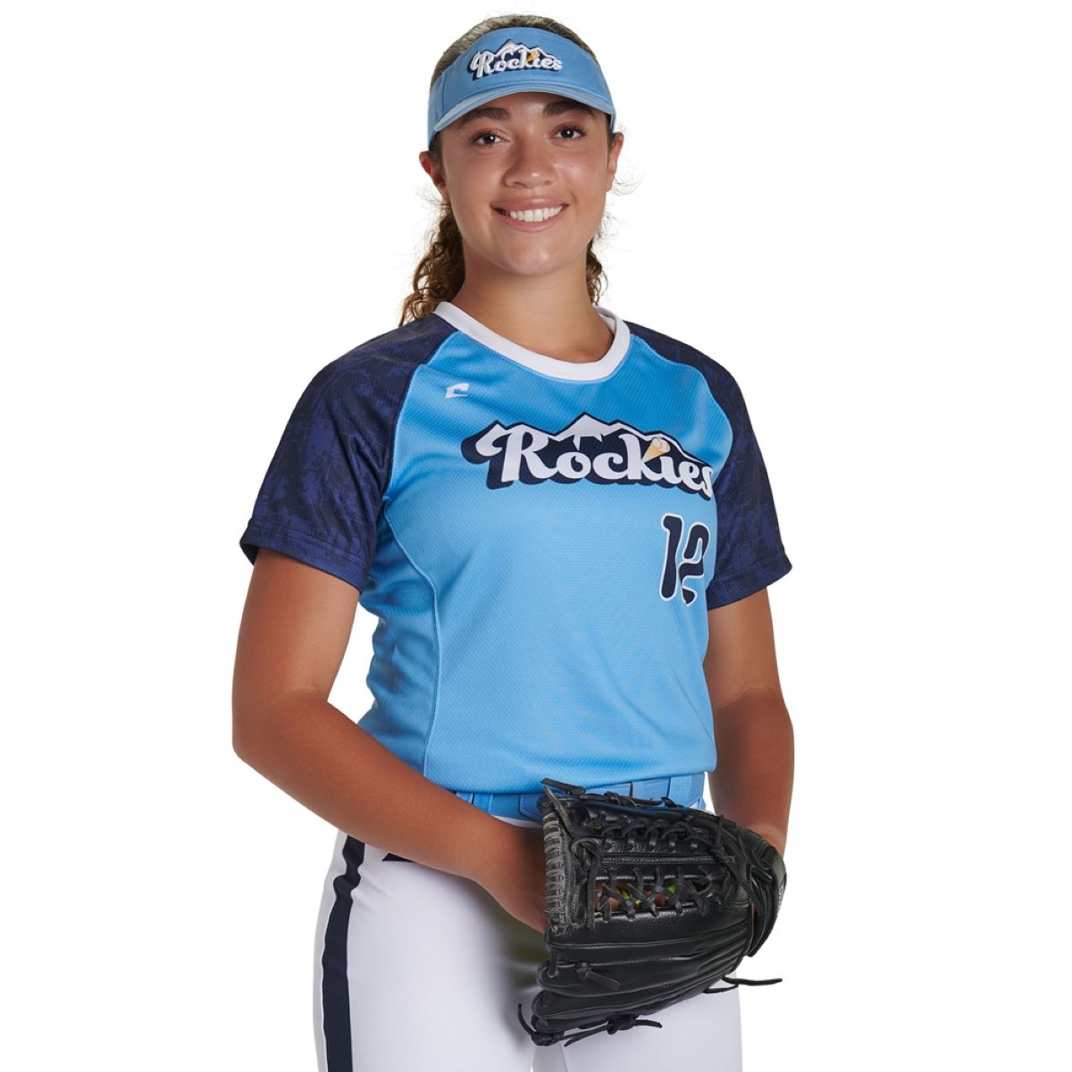 Custom Crew Neck Short Sleeve Loose Jersey Team Softball Jerseys