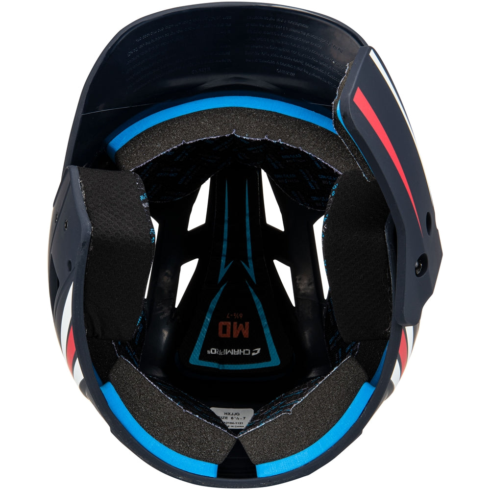 Champro HX Legend Plus 2-Tone Batting Helmet with Jaw Flap