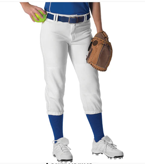 Alleson Girls Belt Loop Fastpitch Pant Softball Pants & Shorts Youth