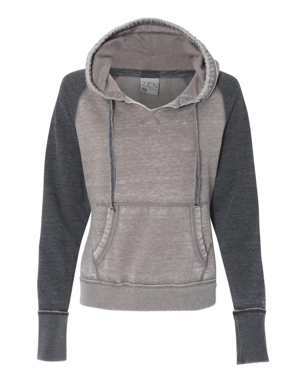 J. America Women's Zen Contrast Pullover Hoodie 8926