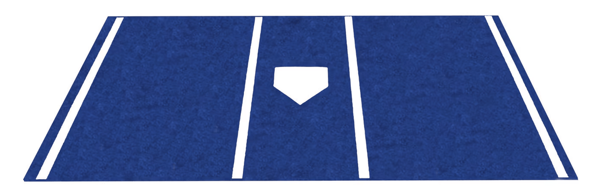Trigon Sports Pro Baseball Turf Home Plate Mat - 6'x12' Baseball Field Equipment All