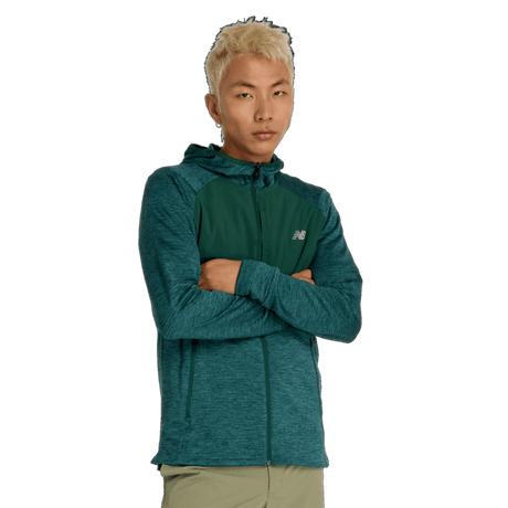 New Balance Men's Heat Grid Hooded Full Zip Mens Apparel Jackets & Vests