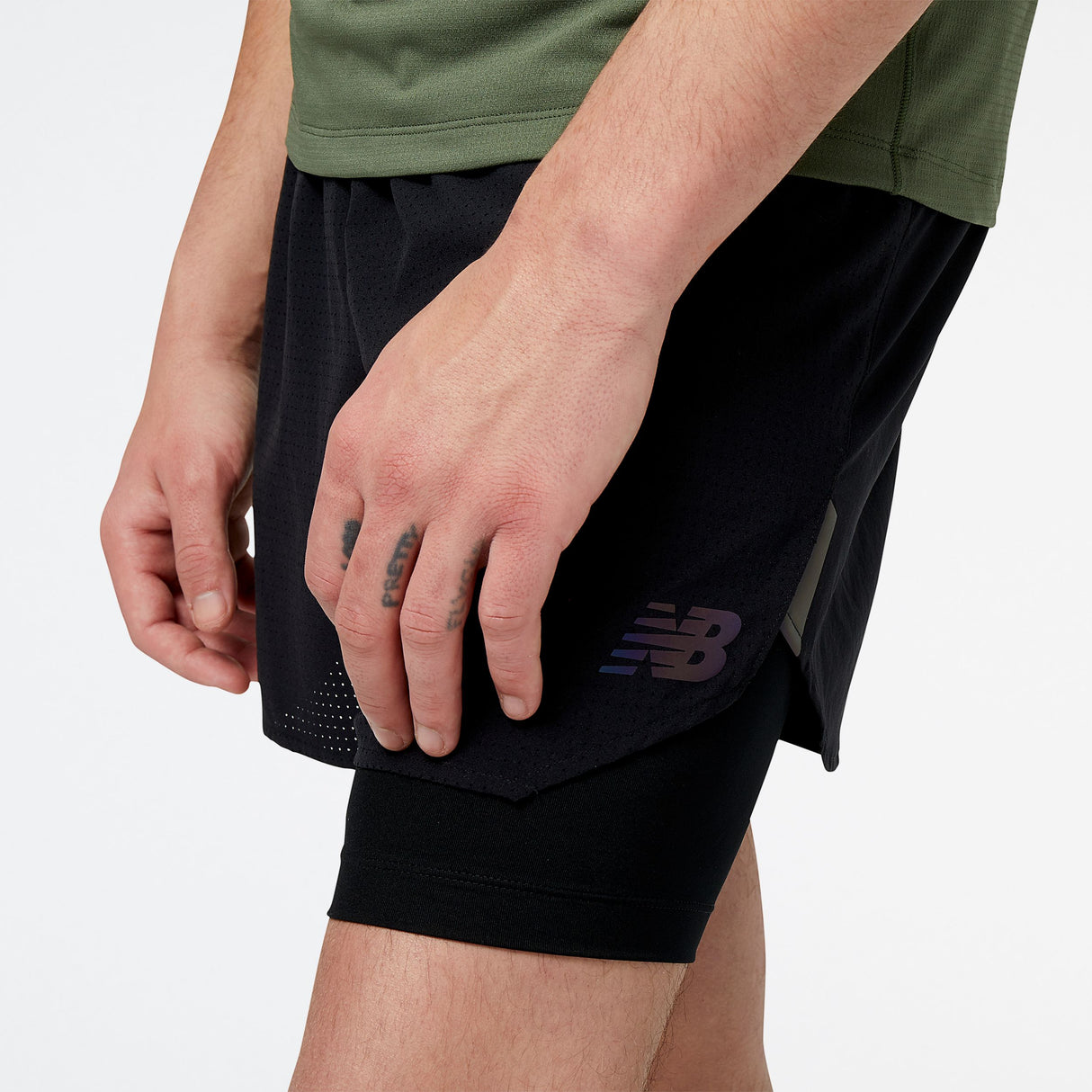 New Balance Men's Q Speed 5 Inch 2 in 1 Short Mens Apparel Shorts