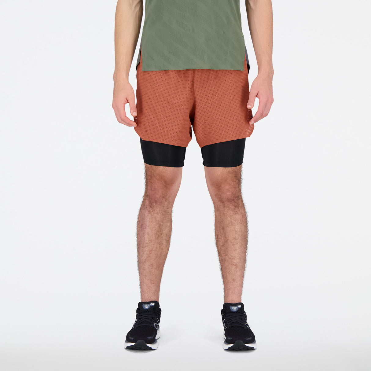 New Balance Men's Q Speed 5 Inch 2 in 1 Short Mens Apparel Shorts