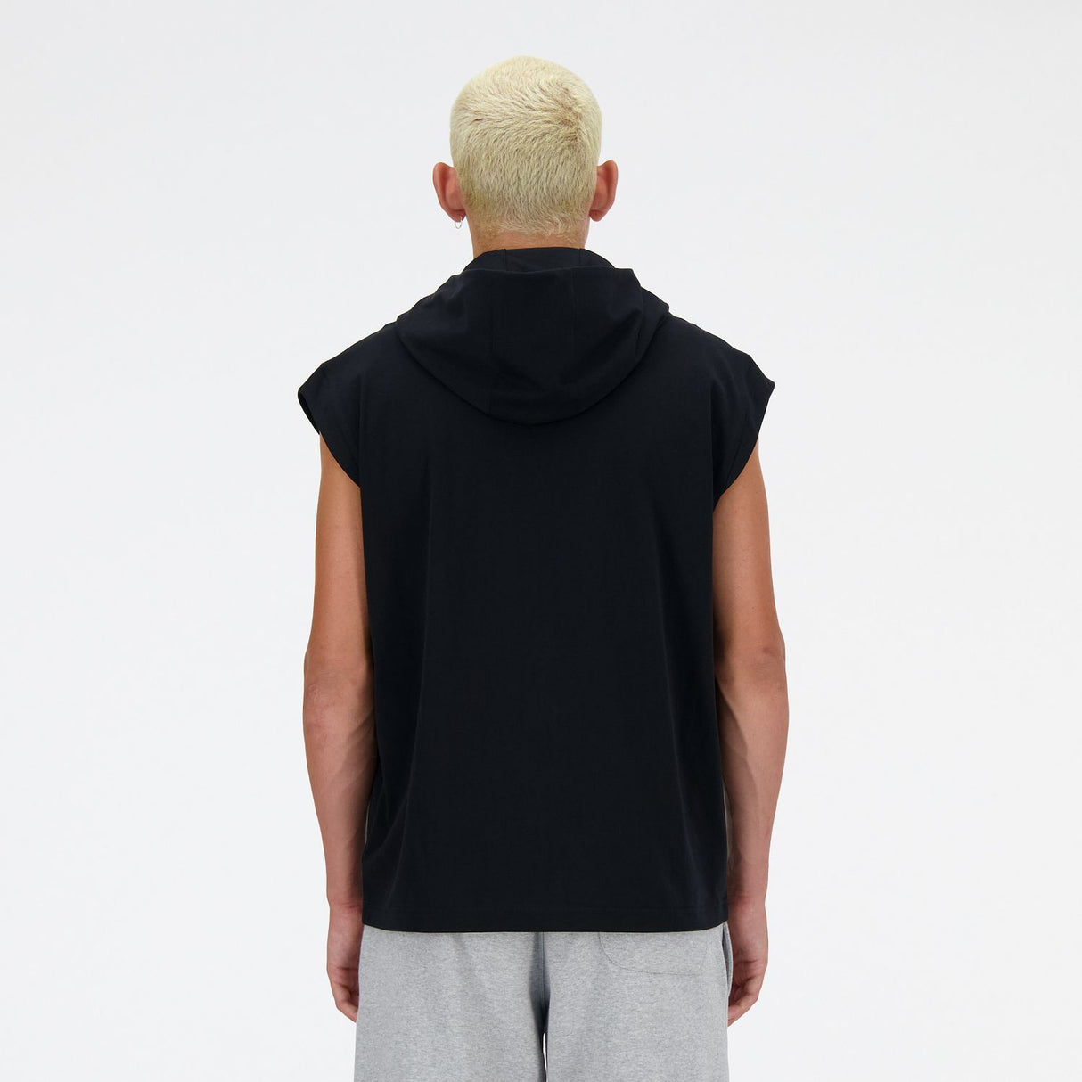 New Balance Men's BP Sleeveless Lightweight Hoodie Mens Apparel Sweatshirts & Fleece