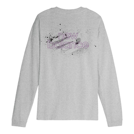 New Balance Men's Spray Paint Long Sleeve Mens Apparel Shirts & Tops