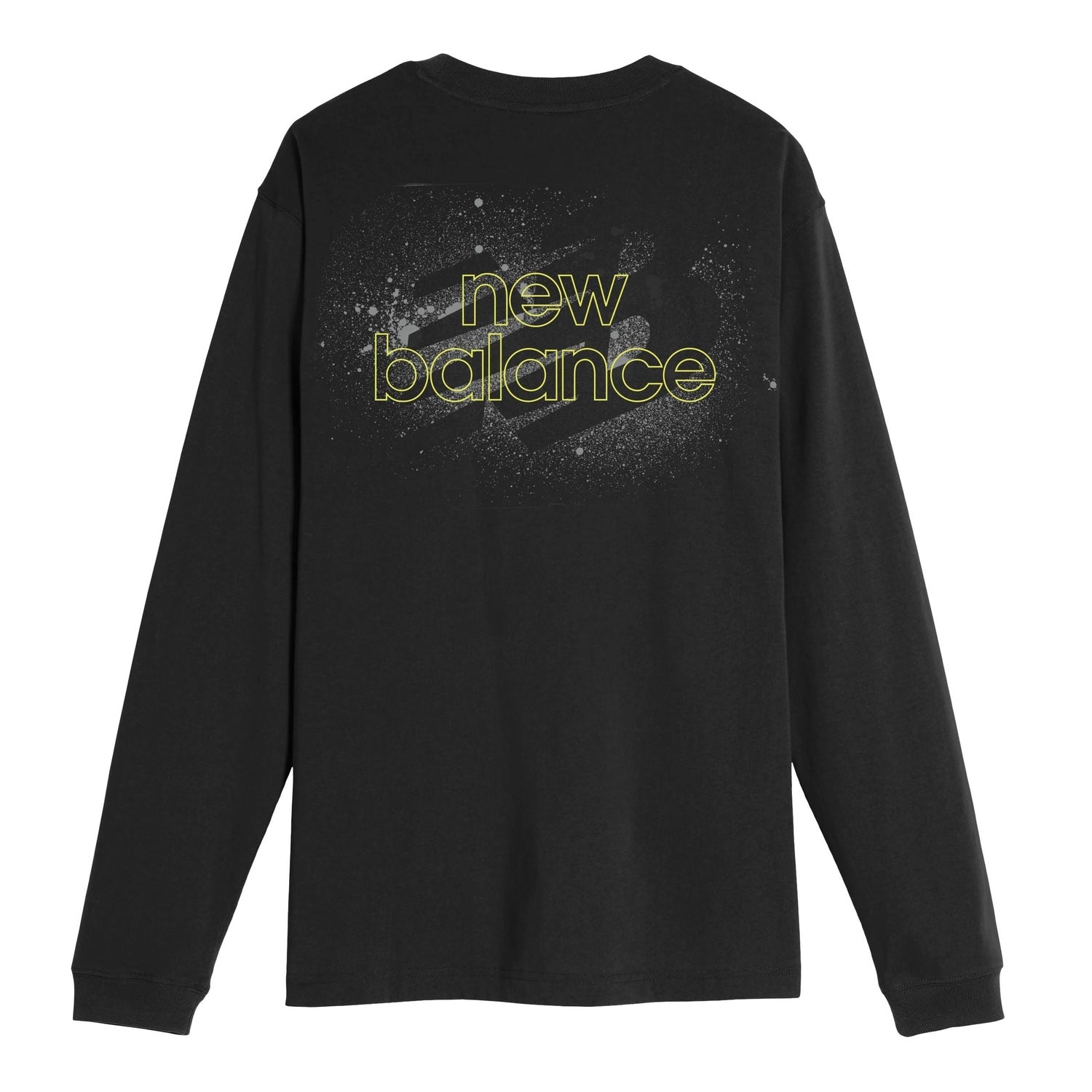 New Balance Men's Spray Paint Long Sleeve Mens Apparel Shirts & Tops