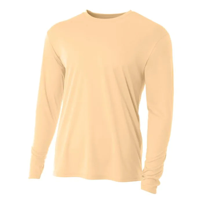A4 Men's Cooling Performance Long Sleeve Crew
