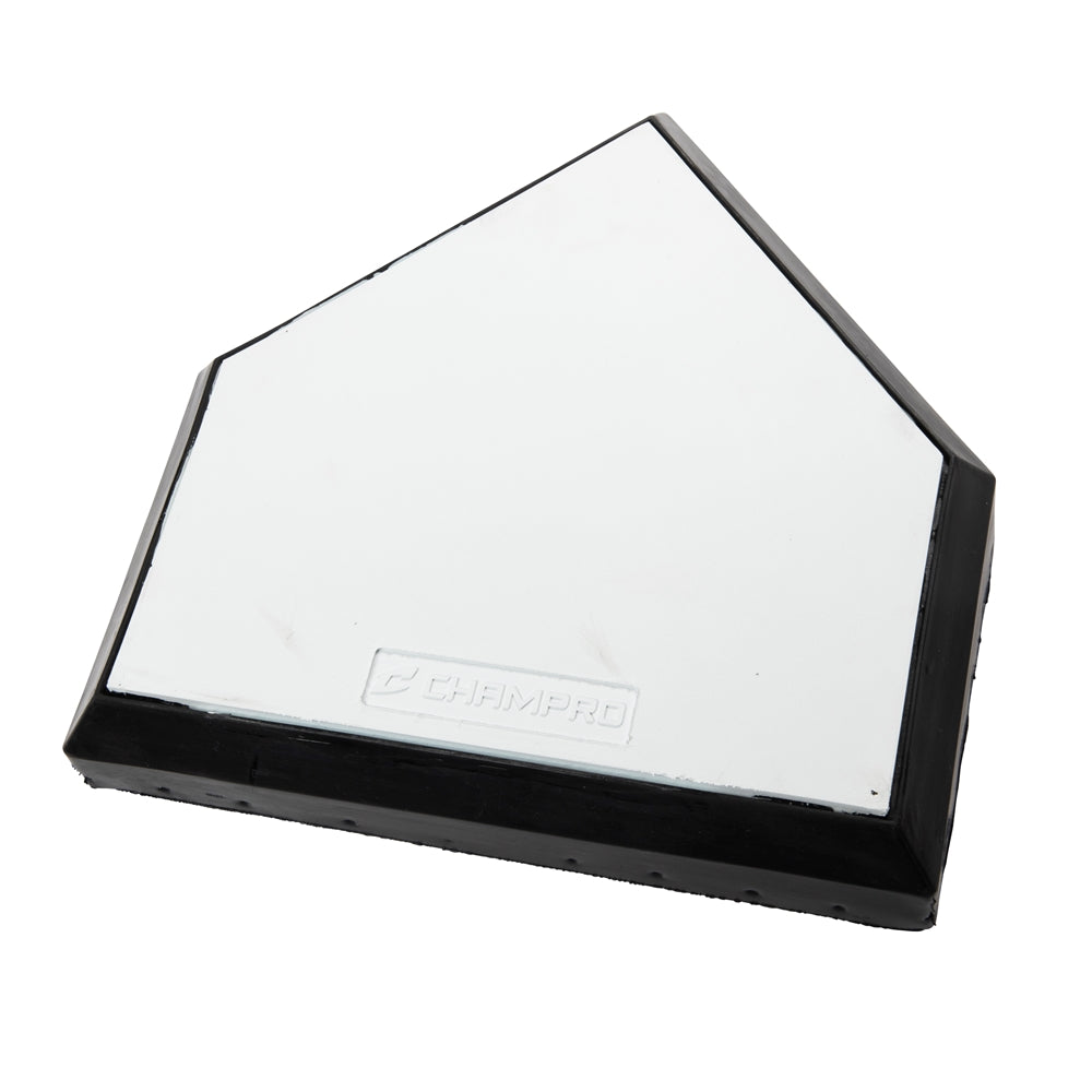 Champro In-Ground Home Plate with Solid Wood Bottom Baseball Field Equipment All