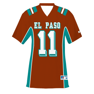 Russell Ladies Freestyle Sublimated Flag Football Jersey Team Football Jerseys